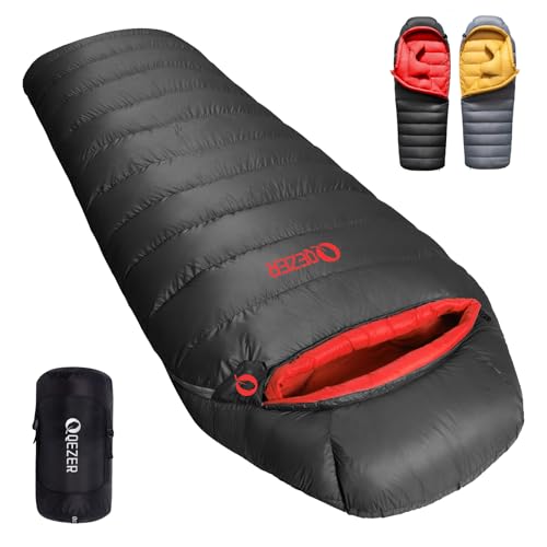 Bolsa de Dormir de Plumas para Adultos, Poder de Relleno 620, para Mochilero miniatura 1
