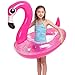 JOYIN Inflatable Flamingo Pool Floats - Flamingo Pool Tube Swim Ring Floaties with Glitter for Adults Kids Floating, Fun Beach Lake Floaty Raft, Summer Swimming Pool Toys Party Decorations