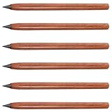 Dulcicasa 無垢材永久鉛筆 6 本セット – インクレススケッチペン、学校・美術学生用、長時間描画可能