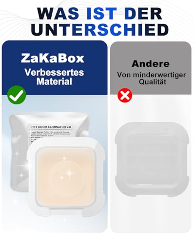 5 Stück Bernsteinfarben Geruchsentferner für Pura Max 2 Selbstreinigende Katzentoilette,N50 Geruchsvernichter,Katzen Urin Geruch Entferner autopulente, Geruchskontrolle