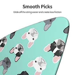 Ensemble de 6 médiators pour guitare bouledogue français pour guitare acoustique, guitare électrique, basse, ukulélé… - Les Beatles, Paul McCartney, John Lennon, RIngo Starr, George Harrison Ensemble de 6 médiators pour guitare bouledogue français pour guitare acoustique, guitare électrique, basse, ukulélé… – Image 7