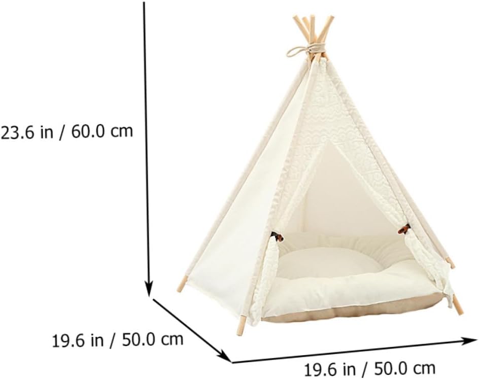 1pc Detachable Pet Tent House Scratching Post Folding Cat House for Cats and Dogs Easy to Clean Material for Indoor Outdoor Use