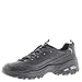 Skechers Sport womens D'LITES FRESH START Memory Foam Lace-up Sneaker ,Black ,8 M US