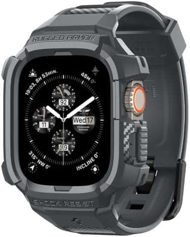 Spigen Rugged Armor Pro for Apple Watch Ultra 3/2/1 49mm Band Case