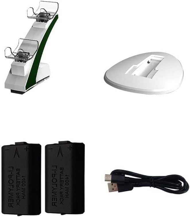 Dock di Ricarica Wireless per Doppio Controller per Aeromodelli, Doppio Supporto per Controller con Base di Ricarica Rapida, per Un'Esperienza di Gioco Migliorata
