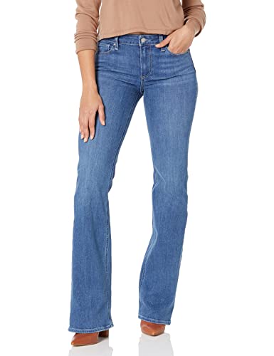 PAIGE Women's Laurel Canyon High Rise Flare Transcend Vintage in Estate