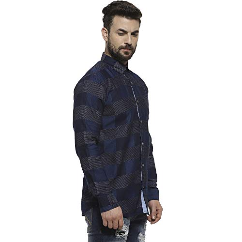 Image of Campus Sutra Men's Checkered Regular Fit Shirt