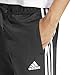 adidas womens Essentials Warm-up Slim Tapered 3-stripes Tracksuit Bottoms Pants, Black, XX-Large 31 Inseam US