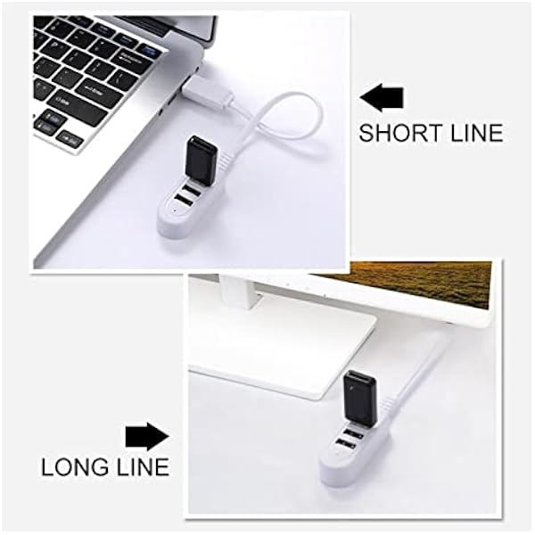Зарядное устройство Mini USB 3usb Multi-Port Extension Line 30CM