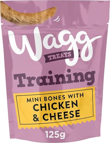 Wagg Training Mini Bones Chicken & Cheese Dog Treats 125g (Pack of 7)