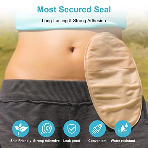 Vlookup Ostomy Barrier Strips [Pack Of 20], Elastic Barrier Strips For Colostomy Bags, Latex-Free Skin Barrier Strips,Hydrocolloid Ostomy Extenders,Waterproof Half Rings For Sealing Ostomy Bag #TOP5