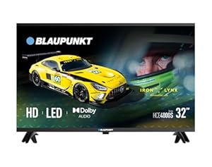 BLAUPUNKT 32HCE4000S 32-Zoll-HD-LED-Fernseher, 1366x768, 60 Hz, Dolby Audio, DVB-T2/S2/C, HDMI, USB, Edge-LED, HDR10, 16 W Stereoklang