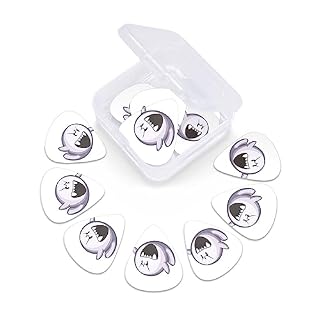 Médiator de guitare en forme de fantôme avec 12 médiators tendance et durables dans une boîte pour ukulélé guitare électrique basse - Les Beatles, Paul McCartney, John Lennon, RIngo Starr, George Harrison Médiator de guitare en forme de fantôme avec 12 médiators tendance et durables dans une boîte pour ukulélé guitare électrique basse – Image 6