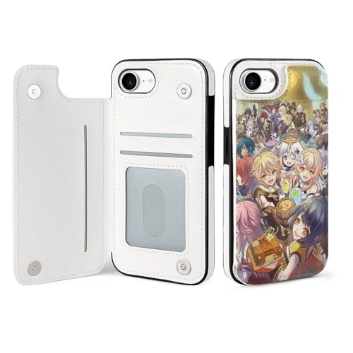 BxtnPRSVA �A�j�� �߂���g�ѓd�b�P�[�X iPhone 16/16plus/16 Pro/16 Pro Max�Ή� �蒠�^ ���� �A�j�� �L�����N�^�[ �v�����g ��G��ǂ� �ϏՌ� ������� �X�}�z�P�[�X iPhone 16 SE4