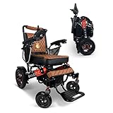 Majestic Electric Wheelchair 2022 - Automatic Fold Remote Control Power Chair 500-Watt Waterproof Mo