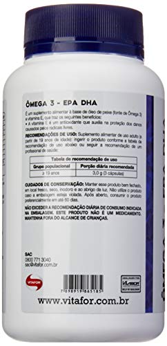 Kit 2x Ômega 3 EPA/DHA 1000mg - Vitafor (120 cápsulas)