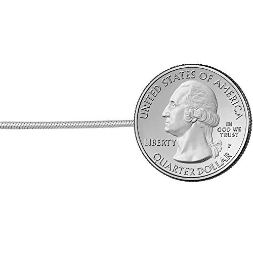 Savlano 925 Sterling Silver 2.5mm Solid Italian Round Diamond Cut Flexible Snake Chain Necklace With Gift Box For Men & Women - Made in Italy3