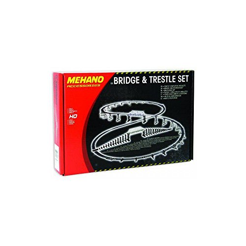 Mehano 29544 H0 Bruecken-Set,8 Jahre to 99 Jahre , 28 Stück, Grau