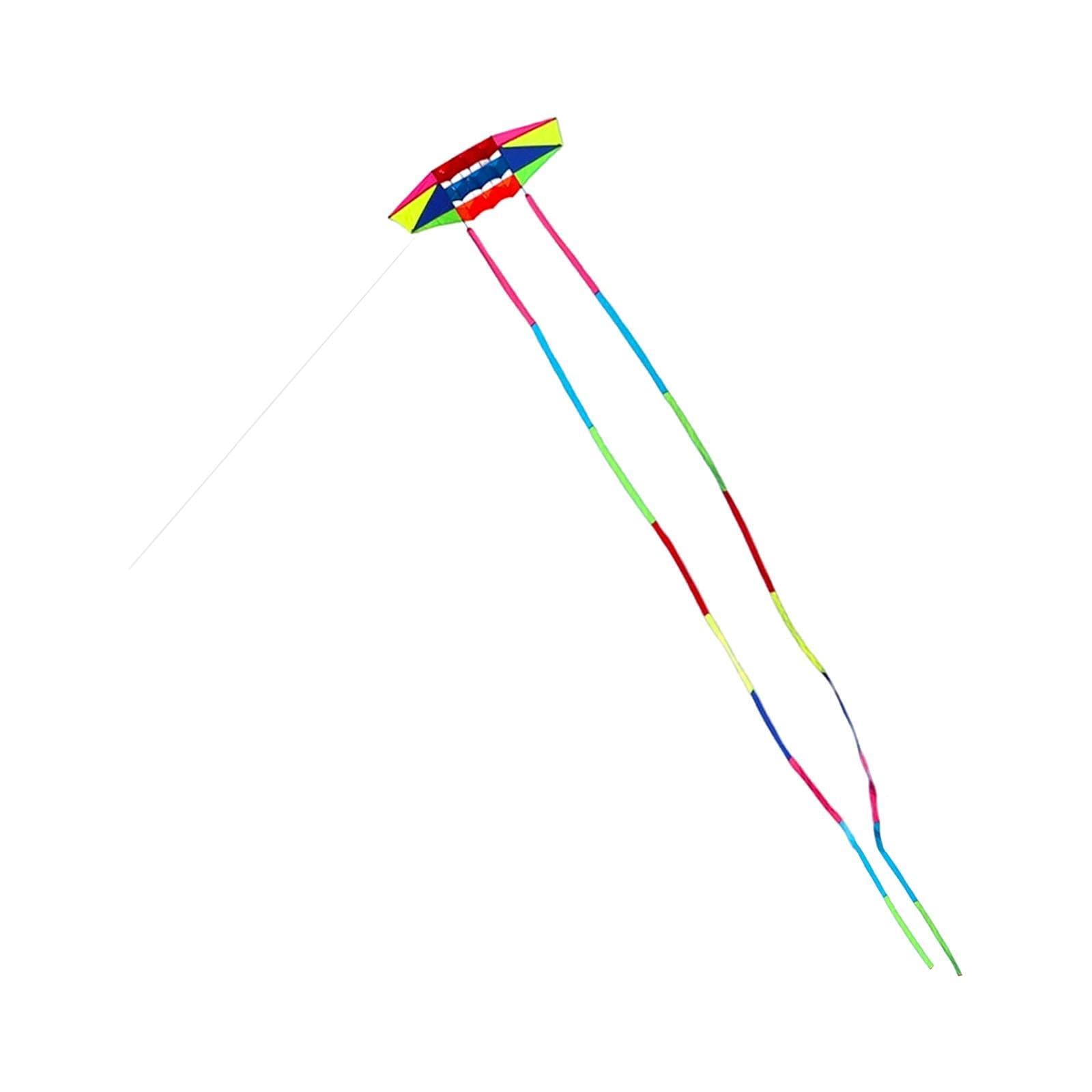 Cometa Colorida para Niños Y Adultos, Juguete Volador Grande para Jardín, Patio Trasero Y Pradera.