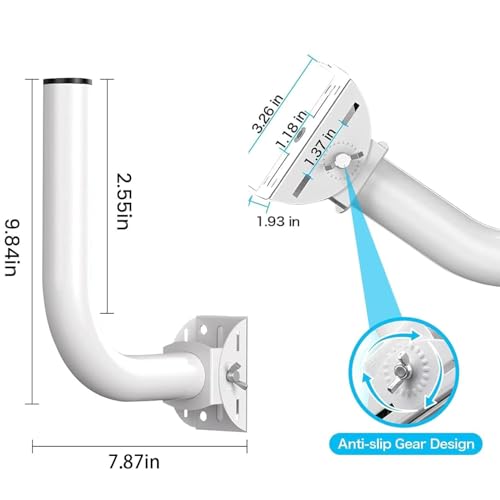 Support pont sans fil fixation murale antenne CPE et point d'accès - 4