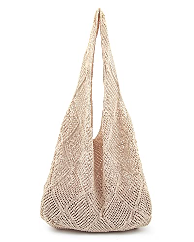 Bolso Tote de Playa con Crochet Estilo Boho para Mujer miniatura 1