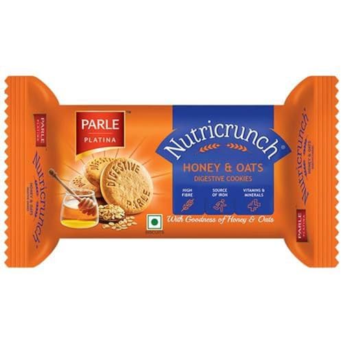 Image of Parle Nutricrunch, Honey and Oats, Oatmeal - Honey, 120 G
