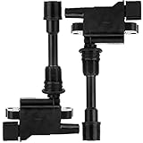 AUPCS Set of 2 Ignition Coil Pack Fit 2001-2003 for Mazda Protege 2002-2003 for Mazda Protege5, Replace FP85-18-100C FFYI-18-100
