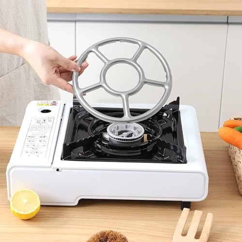 Image of Gas Stove Burner Stand Pot Stand Rack Reducer Ring Holder Coffee Maker Shelf Cookware Bracket for Small Jug Milk Jug Coffee Pot 1 Pcs (Silver)