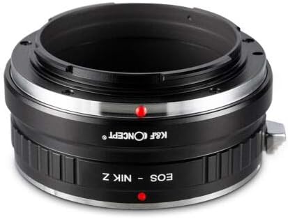 K&F Concept Lens Adapter Ring for Canon EOS EF EF-S to Nikon Z Mount Z50 Z6 Z7 Camera