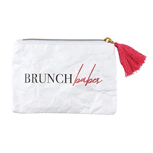 Creative Brands Lili + Delilah Waterproof Coin Purse with Tassel Pull, 5.75 x 4-Inches, Brunch Babes2