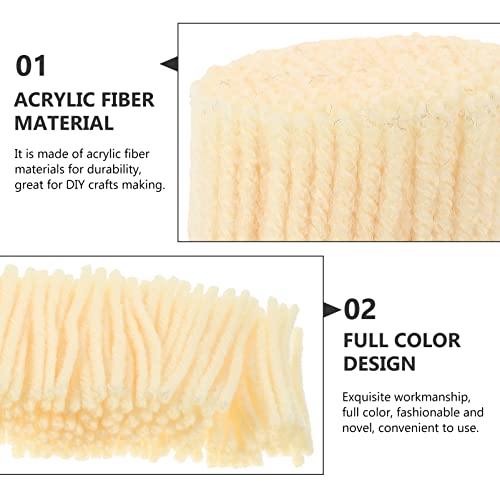 Image of EXCEART 10rolls Latch Hook Rug Yarn Acrylic Knitting Wool for DIY Crafts for Making Rugs Carpets Cushions Convenient Craft Yarn