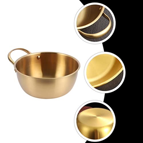 DOITOOL Coréia Ramen Macarrão Pote Com Alça de Aço Inoxidável Ramyun Macarrão Quente Potenciômetro P