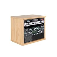 Gator Frameworks Elite Furniture Serie 8U Desktop Studio Rack in natürlichem Ahorn mattiert (GFW-ELITERK-8U-MPL)