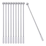 wrtgerht 5 Stück 19 cm Edelstahl Kreative Cocktail Rührstäbchen for Hochzeit Party Bar Swizzle Küchengeräte