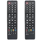 Pack of 2 BN59-01199F Universal Replace Remote Fit for Samsung TV UN48JU6700 UN55JU6700 UN65JU6700...