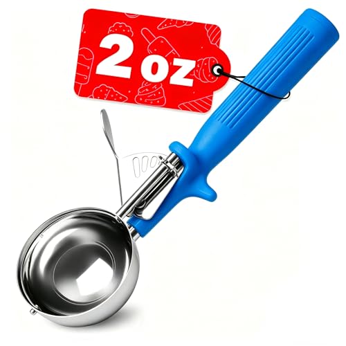HOMURE H 2 OZ Scoop, Large Ice Cream Scoop with