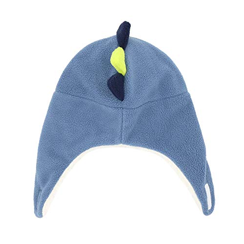 Baby Boy Sherpa Hats and Mittens Set Toddler Gloves Warm Fleece Winter Hat Baby Girl Dinosaur Blue 2-5T - Thumbnail 5