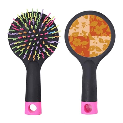 Brosse à cheveux démêlante fleurie style japonais pour sublimer votre routine coiffure