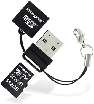 Integral SD Card Reader USB2.0 for SD, SDHC, SDXC Memory Cards, USB 2.0 Memory Card Adapter, White