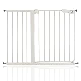 BabyDan Danamic - Bebé Puerta de la Escalera Barrera de Seguridad Blanco, 92,5-100cm