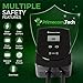 PRIMECOM 50 Amp Level-2 EV Wall Charger Station 220 Volt for TESLA, Volkswagen ID4, Mustang Mach-E, Ford F150, Audi ETron, Toyota RAV4, Kia EV6, Hyundai IONIQ 5, Polestar, Rivian (25 Feet, NEMA 6-50P)