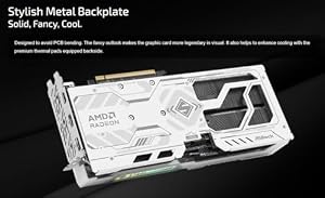 ASRock Radeon RX 9060 XT Steel Legend 16GB GDDR6 OC Graphics Card | 3275 MHz Boost | Triple Fan | 0dB Cooling | Metal Backplate | PCIe 5.0 | DisplayPort 2.1a, HDMI 2.1b — photo 6 of 6