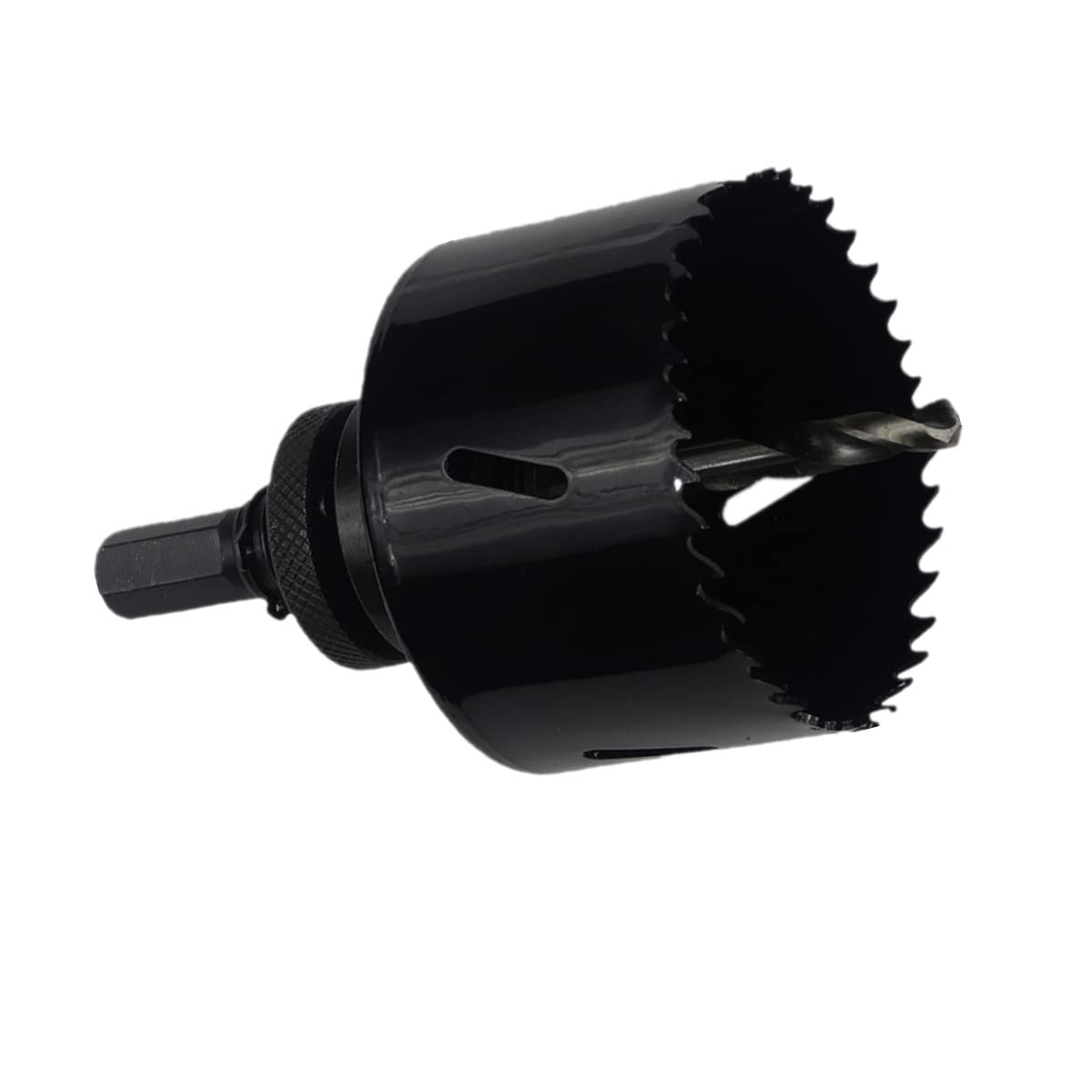 Sierra de corona de 68 mm de diámetro con adaptador hexagonal HSS-Bi-Metall broca de broca, corona de perforación de 40 mm para aluminio, madera, hierro fundido, latón, yeso, etc.