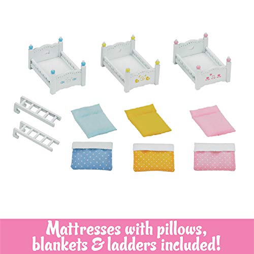 Calico Critters CC2624 Triple Baby Bunk Beds - Dollhouse Furniture Set thumb #1