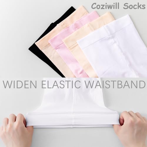 Ballet Tights Girls Dance Tights School Girl Footed Leggings Kids Ultra Soft Pantyhose Stockings 8-11 Years Children 2 Pack (Ballet Pink)4