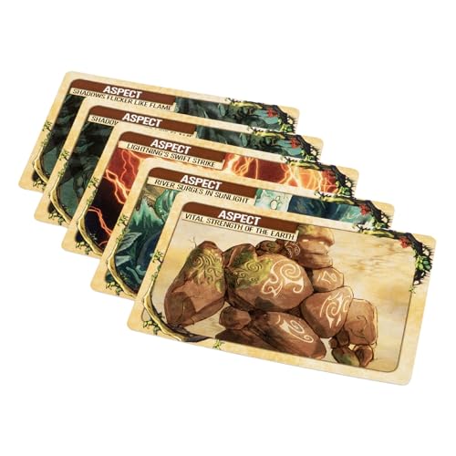 Greater Than Games | Spirit Island: Feather & Flame - Foil Panels | Cooperative Strategy Board Game Accessory | Premium Component Upgrade