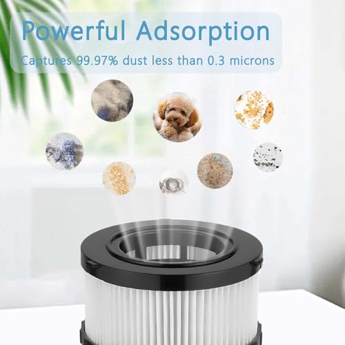 Image of DC5151H Replacement HEPA Filter | Compatible with DEWALT DC5151H DC515 DCV517 Wet Dry Vacuum