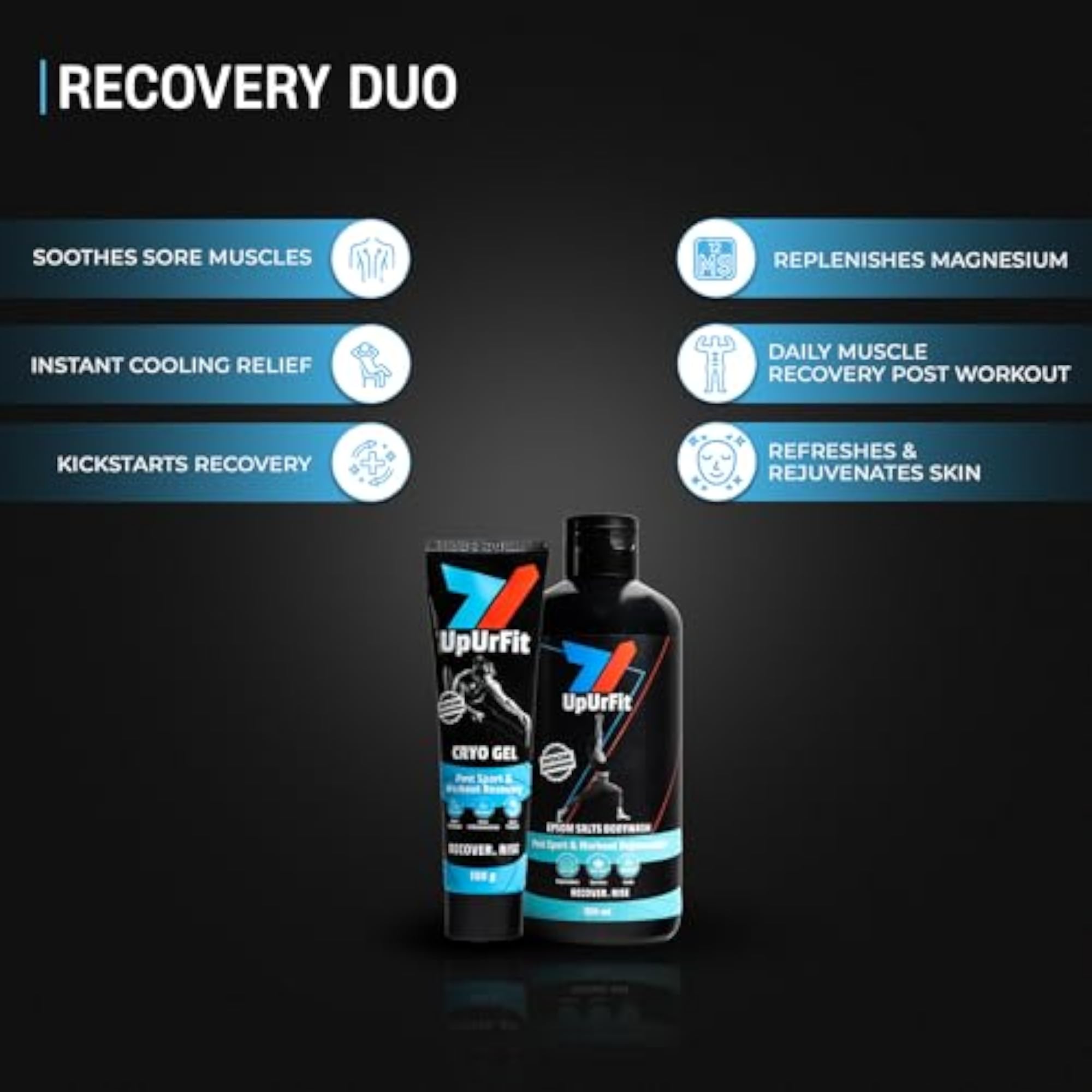 Recovery Duo: Cryo Gel + Epsom Salt Body Wash