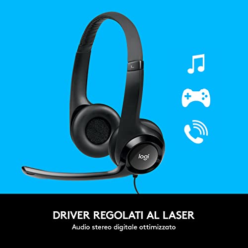 C920 HD Pro Webcam + H390 Cuffie Cablate - Webcam - Immagine 4