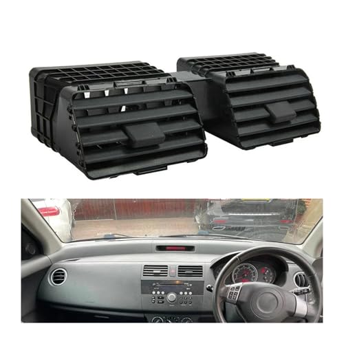 Salida de aire central de salpicadero negro para Suzuki Swift 2004-2010 2